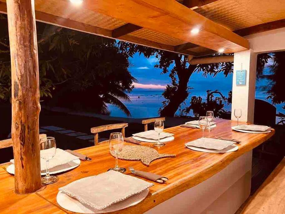Bungalow Tiarii, Avec Acces Direct A Une Plage Privee Tevaitoa Экстерьер фото